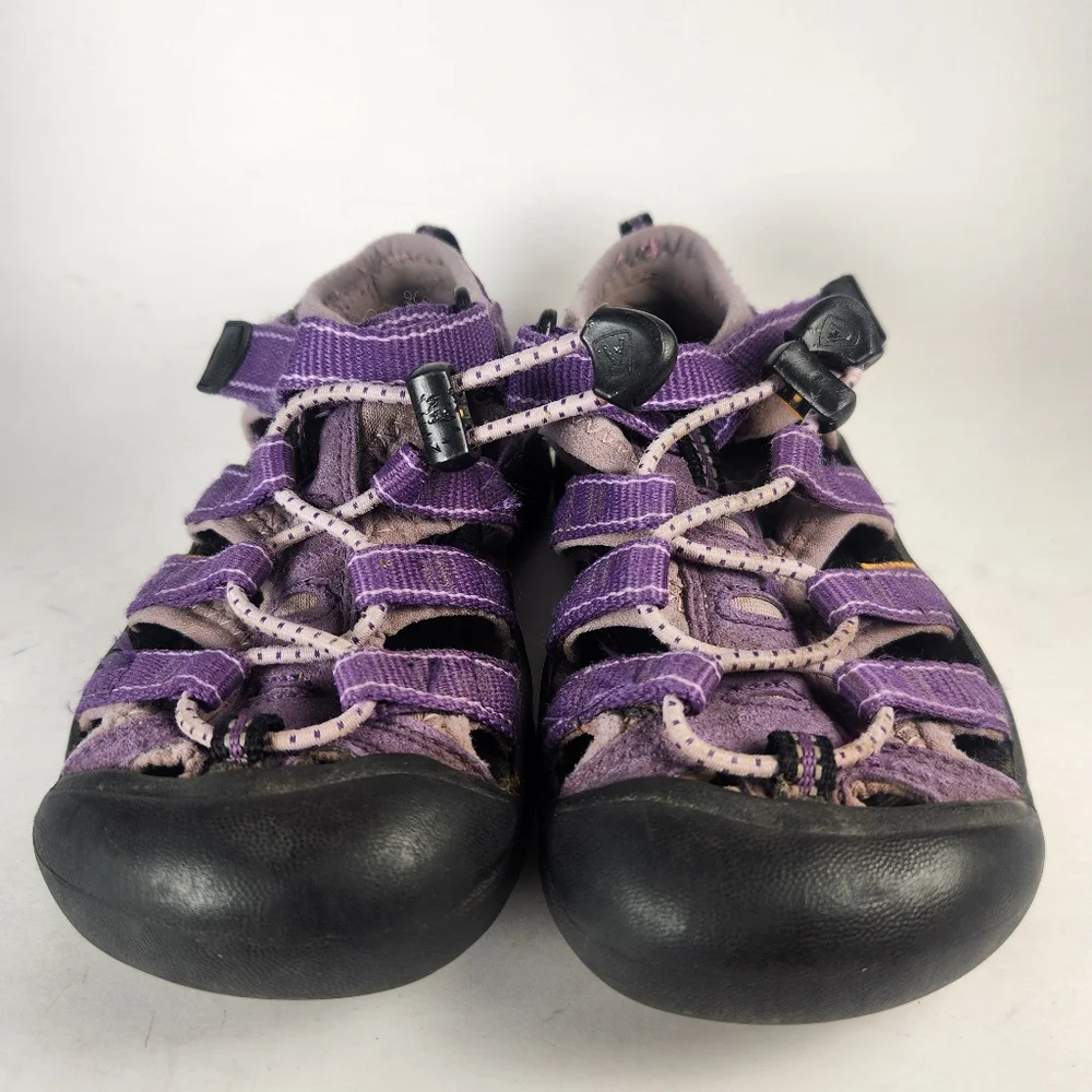 KEEN Kids Sandal Size 12 Purple Fisherman Outdoor Cap Toe Washable Shoes - Picture 3 of 12